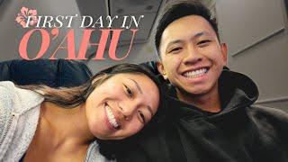 O'AHU VLOG - DAY 1: Hyatt Regency Waikiki and best garlic shrimp on the island! 