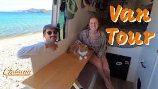 Gorgeous DIY Sprinter with a Van Cat | Van Tour