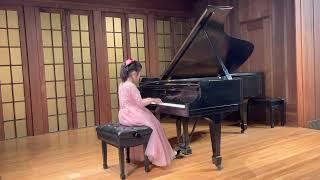 Bach Italian Concerto, BWV 971, I. Allegro Animato (Cynthia, 10 yrs) @ Berkeley Piano Club