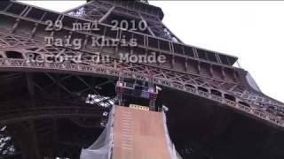 Taig Khris Saut Tour Eiffel Officiel Record