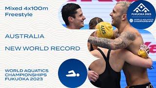 NEW WORLD RECORD | Australia | Mixed 4x200m Freestyle