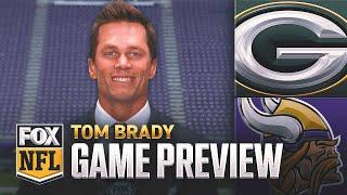 Tom Brady previews Packers-Vikings crucial NFC North showdown | FOX NFL Sunday