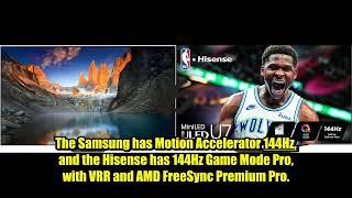 SAMSUNG 85-Inch Class QLED 4K QN90D Series Ne... VS Hisense U7 Series 75U7N 75 Inches ULED 4K Sma...