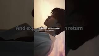Expect nothing in return  Daily BTS motivational quotes  #bts #shorts #motivation