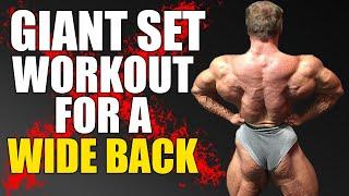 (TRY THIS) Wide Back Giant Set Workout