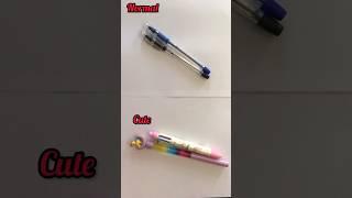 Normal Vs Cute  #shorts #stationery #viral #trending #asmr #cute