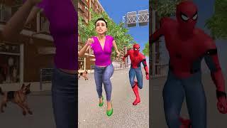 Spider-Man Rescue From Dinosaur Attack | Dinosaurs vs Superhero #dinosaur #spiderman