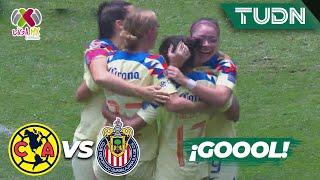 ¡GOLEADA HMILLANTE! GOOL de Nati | América 4-1 Chivas | Liga Mx Femenil - CL2024 Semis | TUDN