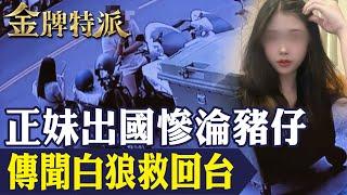 正妹和閨蜜遭詐騙出國共遊慘淪豬仔!傳聞白狼張安樂救正妹回台! 【#金牌特派】@台灣大搜索CtiCSI