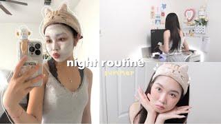 MY COLLEGE NIGHT ROUTINE| self care, skincare, what i eat