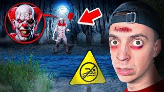 Ich treffe HORROR CLOWN am VERFLUCHTEN SEE und DAS passiert…  (gefährlich)