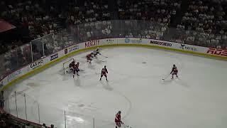 Laval Rocket's Louie Belpedio sends Syracuse Crunch's Daniel Walcott flying with a huge hit 5/14/22