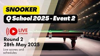 Q School 2025 Event 2: Round 2 Live Scores & Updates (28th May 2025)