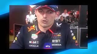 Max Verstappen's Post Race Interview on his "difficult" race at the Azerbaijan Grand Prix