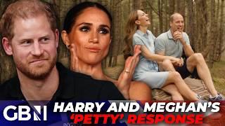 Harry and Meghan SLAMMED for 'trying to steal the spotlight' in 'very petty' response to the Waleses