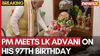 PM Modi Meets BJP Leader LK Advani On His 97th Birthday | NewsX