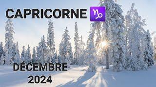 CAPRICORNE ️ DÉCEMBRE 2024 ️ un coup de foudre vous permet de tourner une page ️