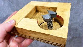 A simple but very useful device for woodworking in 15 minutes