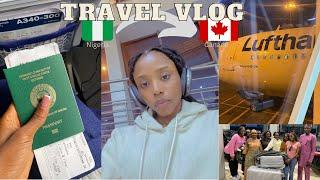 Moving from Nigeria (Abuja) to Canada (Nova Scotia)| Flying Lufthansa Airlines| TRAVEL VLOG