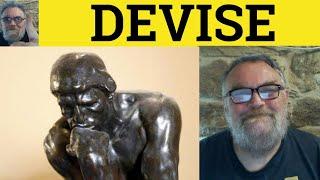  Devise Meaning - Devise Examples - Devise Definition - Essential GRE Vocabulary - Devise