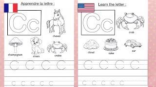 Apprendre la lettre C  Vidéo Educative  Learn the Letter C Coloring