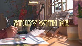 4-HOUR STUDY WITH ME | Calm Piano ️ | Pomodoro 50/10 | Sunny Day - Spring 2024 