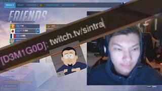 Overwatch Rank 1 player (Sinatraa) is incredibly toxic