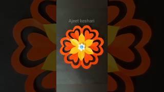 Unique Design Paper Flower  Kagaj Ka Phool #diy #flowers #craft #shorts #youtubeshorts #workskills