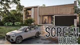 ️Screen House (AMH 01): Architectural Design & 3D Model Animation | Spacios Group Inc."