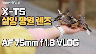 삼양 AF 75mm F1.8 렌즈로 담아본 실내 동물원 VLOG