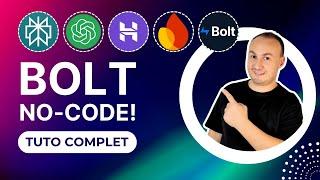 Bolt new : Le Tuto Complet pour développez une application Full-stack (NO-CODE)