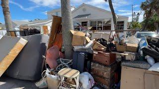 St. Pete Beach, Florida Hurricane Helene Aftermath Destruction