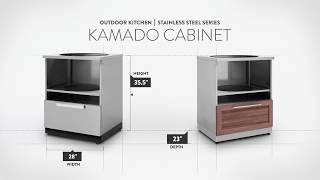 Outdoor Kitchen | Stainless Steel | Kamado Cabinet