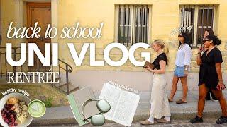 uni vlog | cours, productivité, cleaning, workout routine, friends