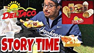 Chili Cheese Fries Mukbang | Carne Asada Nachos Eating Show | Del Taco | Cheesy Fries