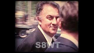 Images never seen of Federico Fellini