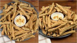 Deep fried string beans: how to make them perfect!