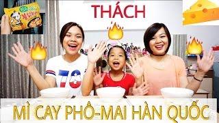 THỬ THÁCH MÌ CAY PHÔ MAI HÀN QUỐC - SONG THƯ CHANNEL