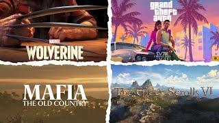 TOP 10 Upcoming Games Releasing In 2024, 2025 And BEYOND!! (GTA VI, Mafia 4, Wolverine & MORE!)