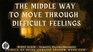 The Middle Way to move through difficult feelings