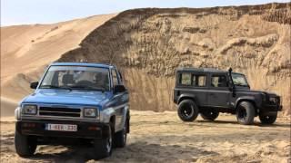 Daihatsu Feroza & 2 Land Rover defenders Off road!