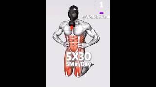 5x30 5 Min/Day is now my daily workout routine #trending #5x30 #fitness #workout #shortsfeed