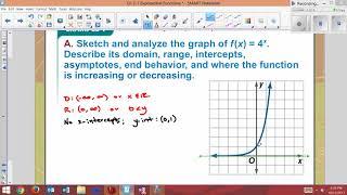 3-1 Example 1 Sketch and Analyze Graphs of Exponential Functions