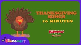 Thanksgiving Compilation Video - The Kiboomers Preschool & Circle Time Thanksgiving Songs