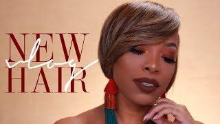 LET'S TALK ABOUT MY NEW HAIR! | HOW I CUT & COLORED MY RELAXED HAIR & MY UPDATED WASH DAY ROUTINE!