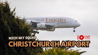  Live Plane Spotting @ Christchurch Airport W/Sean, Kevin From WFL and Mike from NZ1 Aviation!