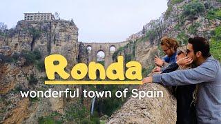 Ronda - a wonderful town of Spain. 4K Walk tour. Malaga Province