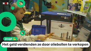 Kinderen kopen PlayStation voor jonge asielzoekers in de buurt