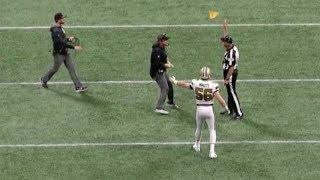 Sean Payton Runs Onto The Field Causing Game-Losing Unsportsmanlike Conduct Penalty | NFL