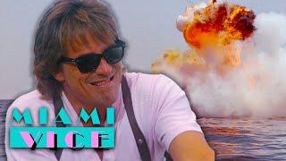 An Explosion On a Dealer's Boat | Miami Vice